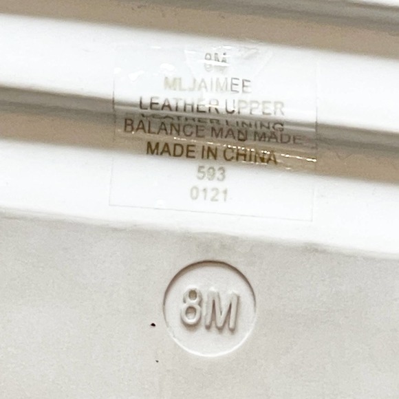 Marc Fisher ML Jaimee White Espadrille Slip On Leather Braided Flat Sandals 8M - Picture 12 of 12